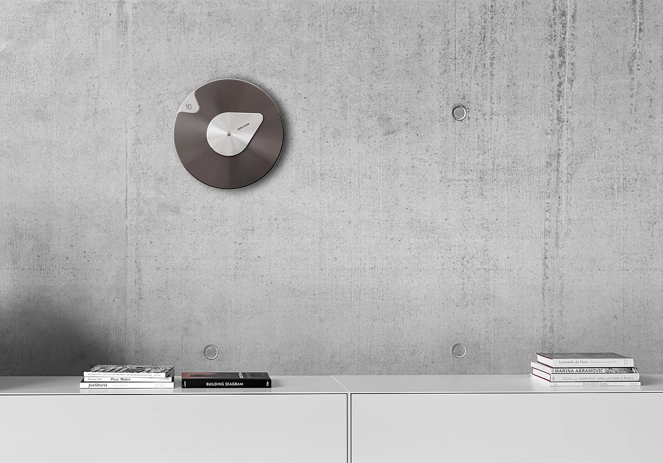 Philipp Günther，Home Furnishing，time，Clock，surface，DROP Wallclock，Wall clock，