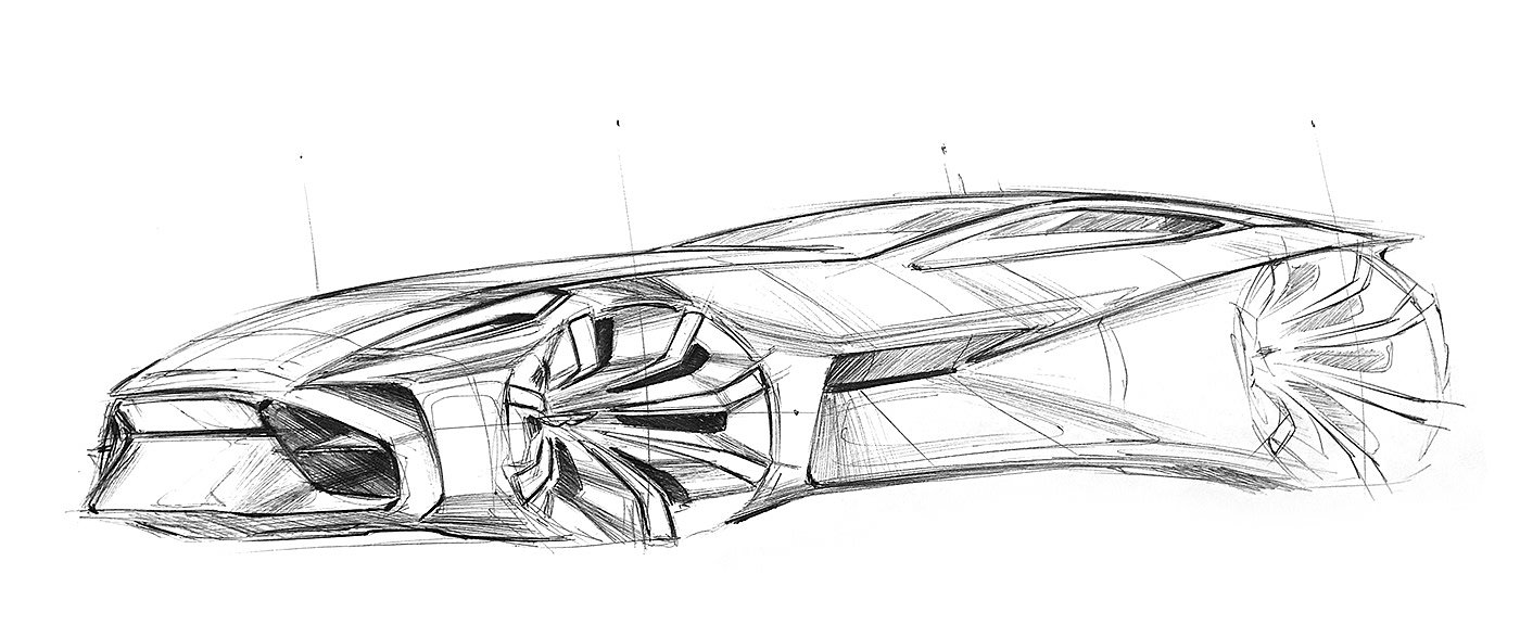 sketch，automobile，traffic，