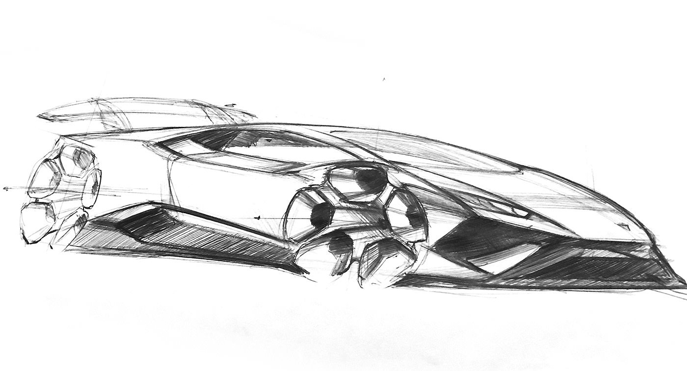 sketch，automobile，traffic，