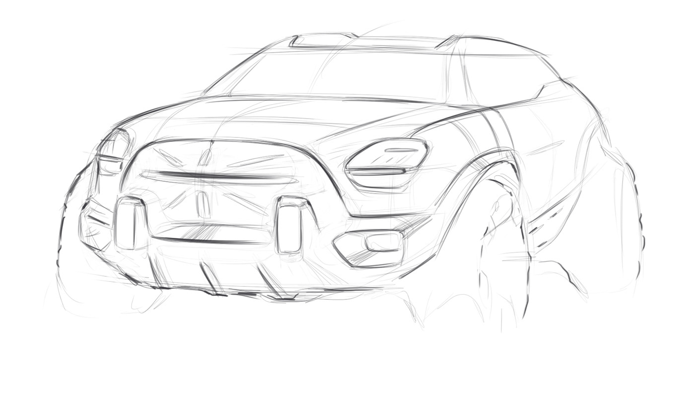 sketch，automobile，traffic，