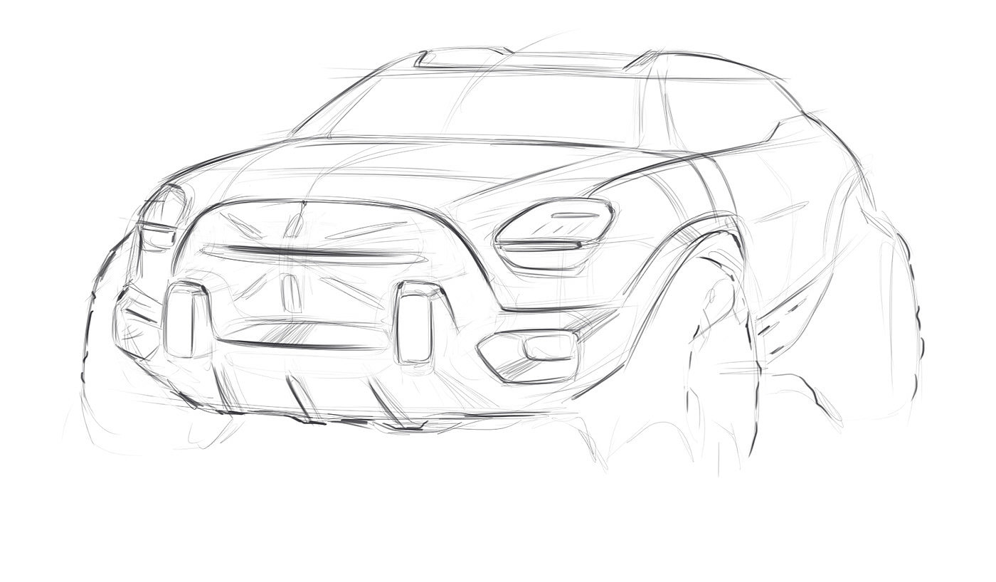 sketch，automobile，traffic，