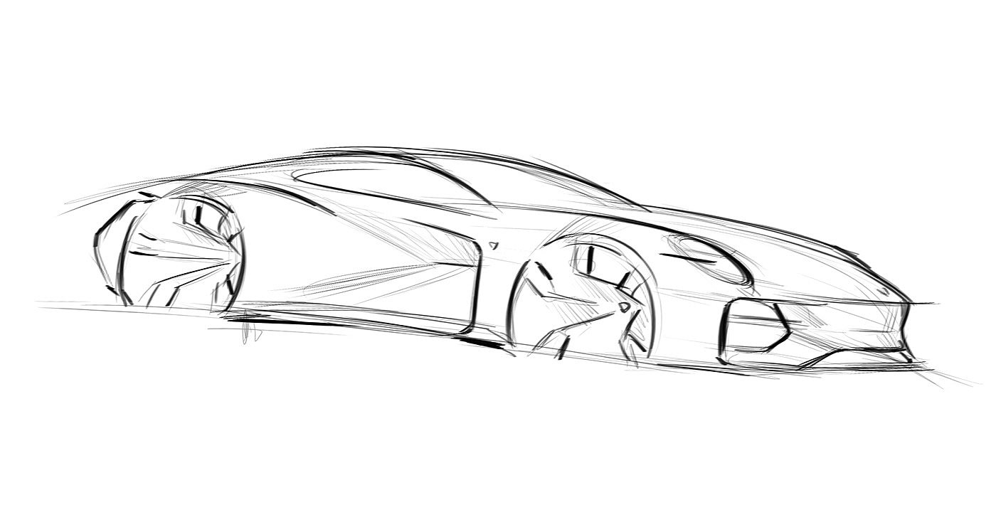 sketch，automobile，traffic，
