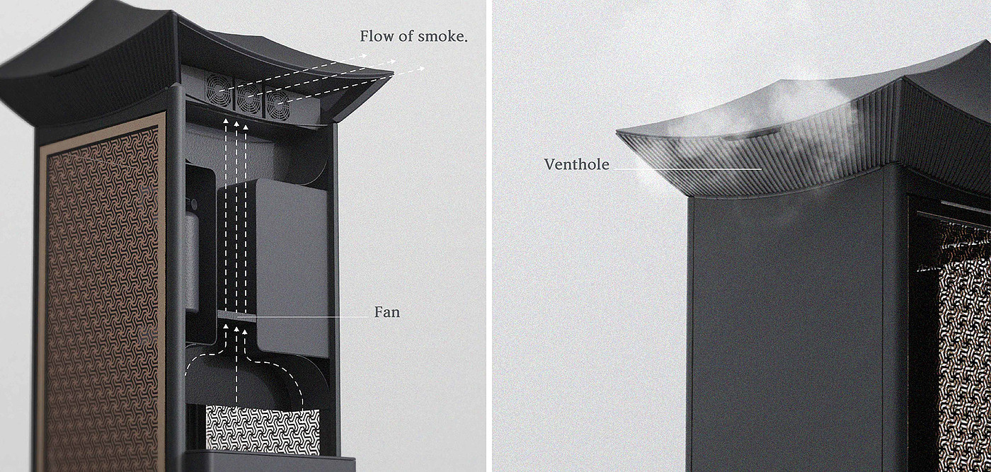 product design，Architecture，Smoking Room，Nerue，