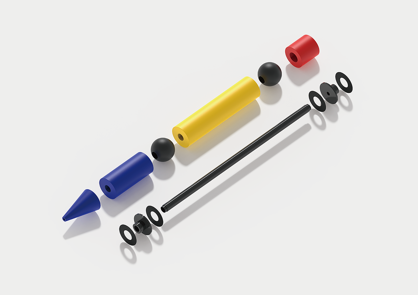 Stationery design，Office Supplies，pen，sticky note，modularization，Ruler，