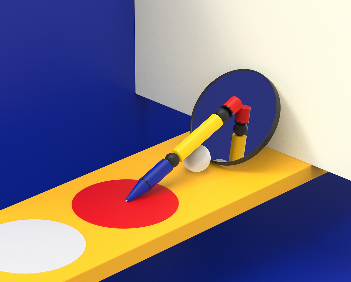 Stationery design，Office Supplies，pen，sticky note，modularization，Ruler，