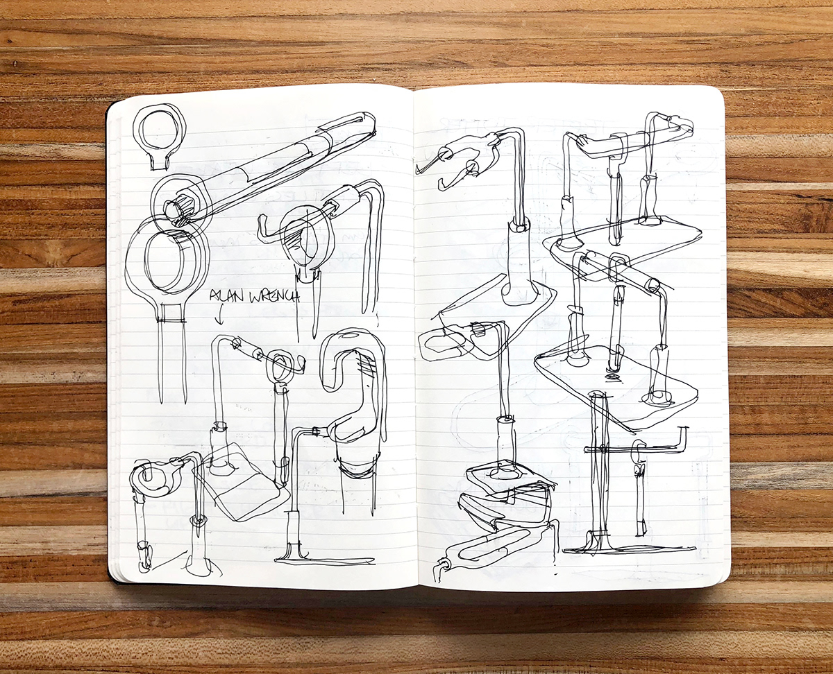 Stationery design，Office Supplies，pen，sticky note，modularization，Ruler，