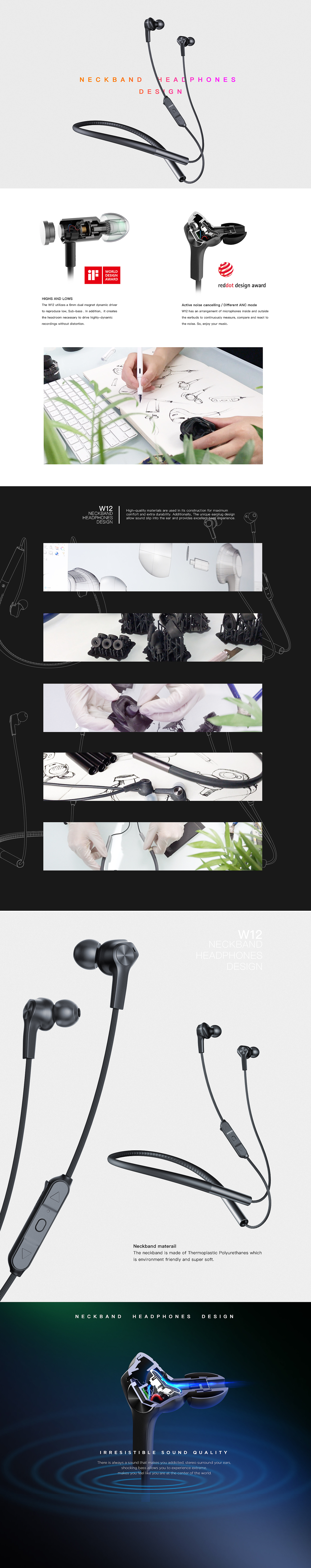if，Red dot award，product design，industrial design，man-machine，headset，
