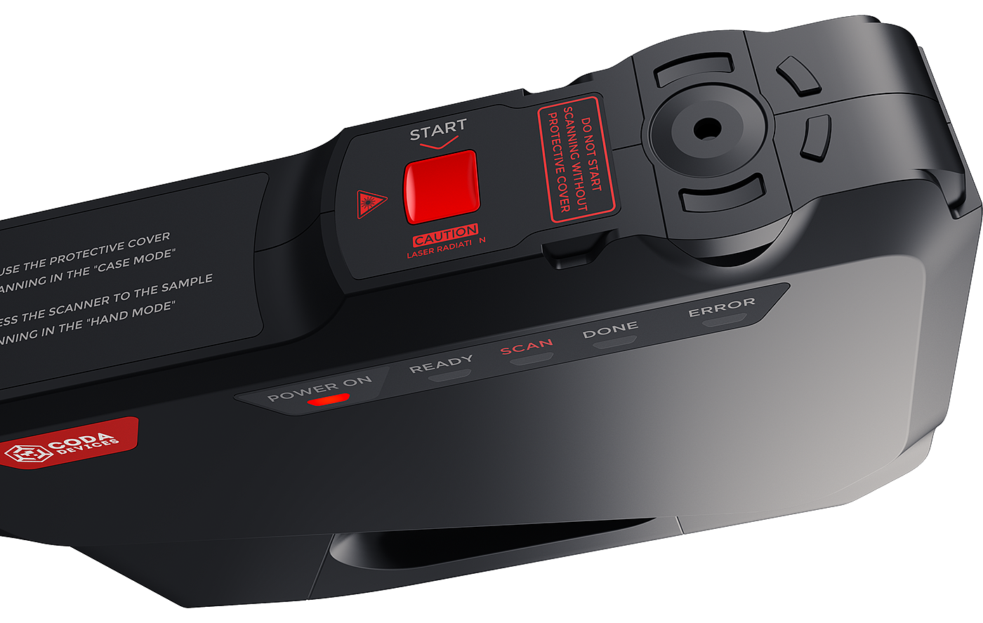 black，Handheld，laser，a spectrometer，