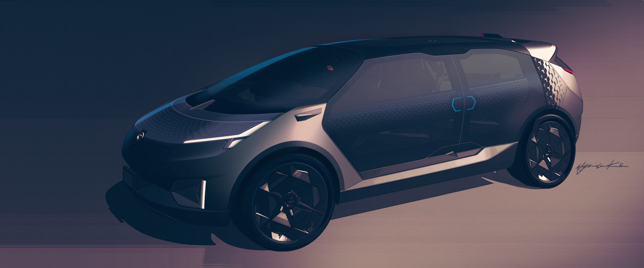 sketch，Render，GAC Motor，automobile，traffic，