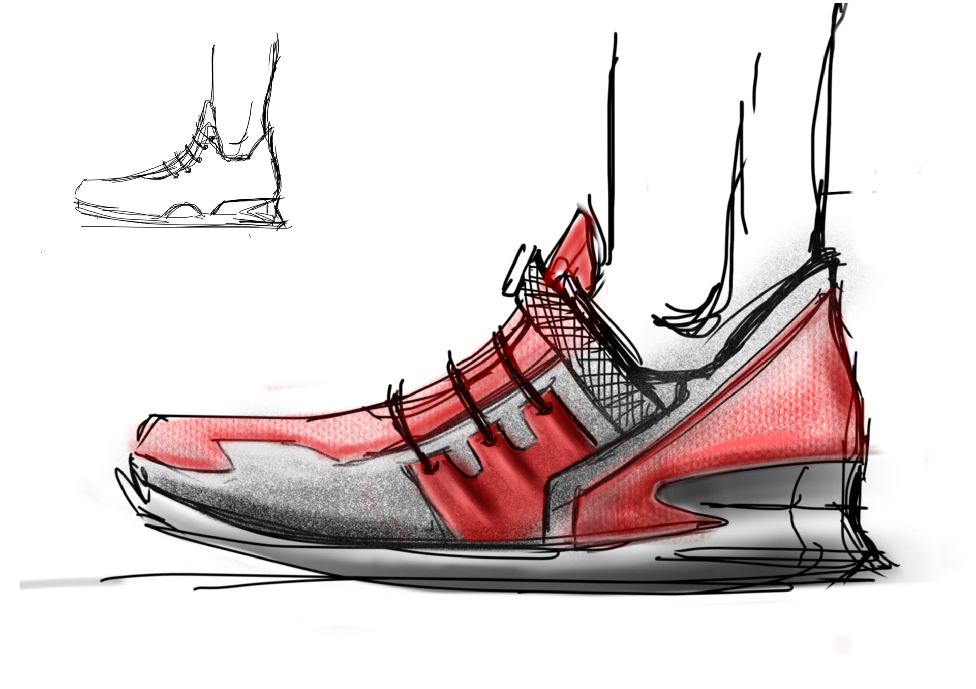 sneakers，sketch，fashion，