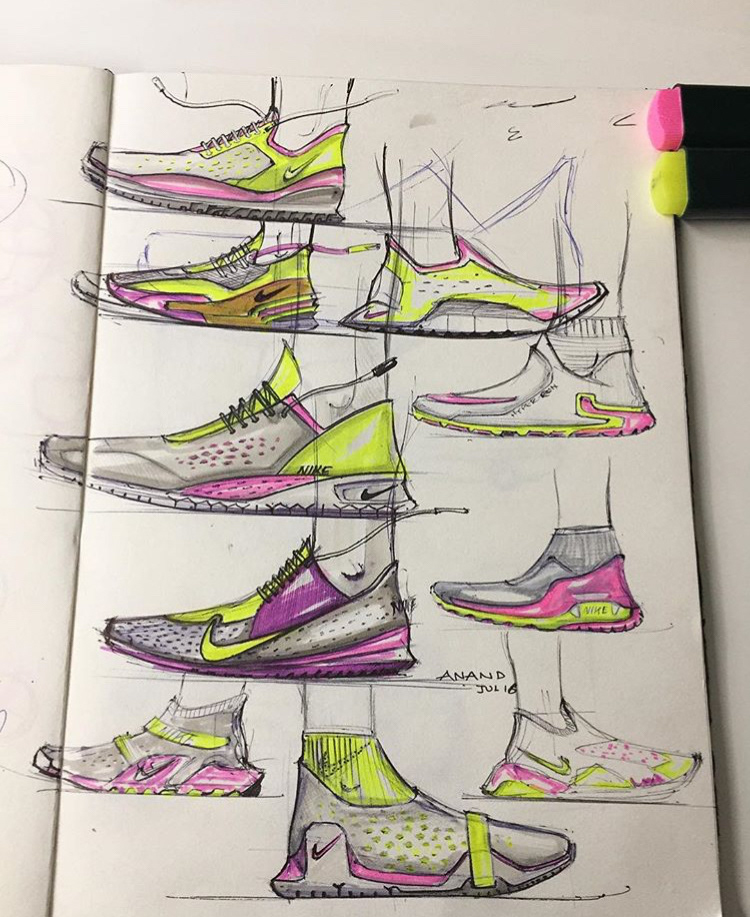 sneakers，sketch，fashion，