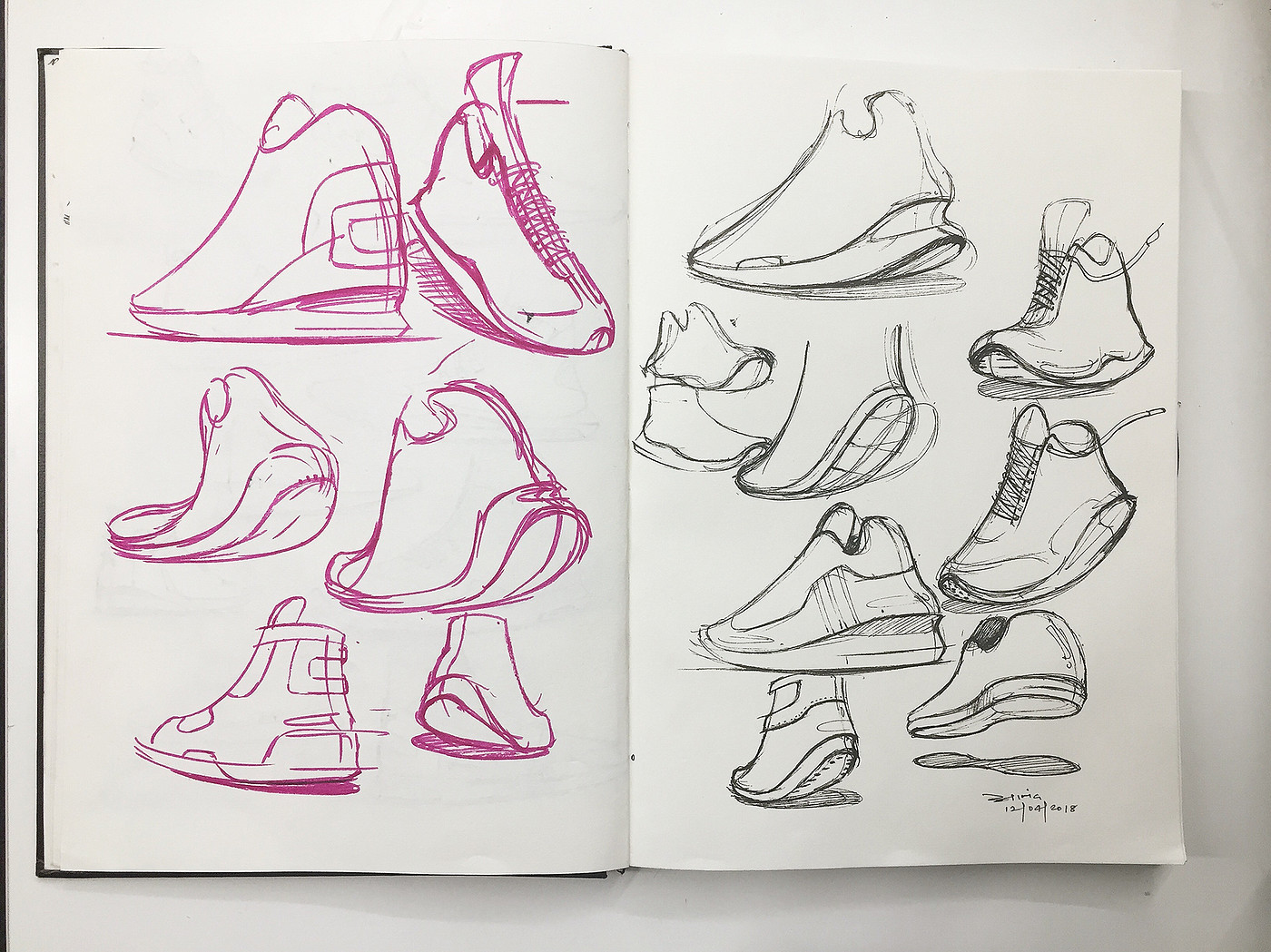 sneakers，sketch，fashion，