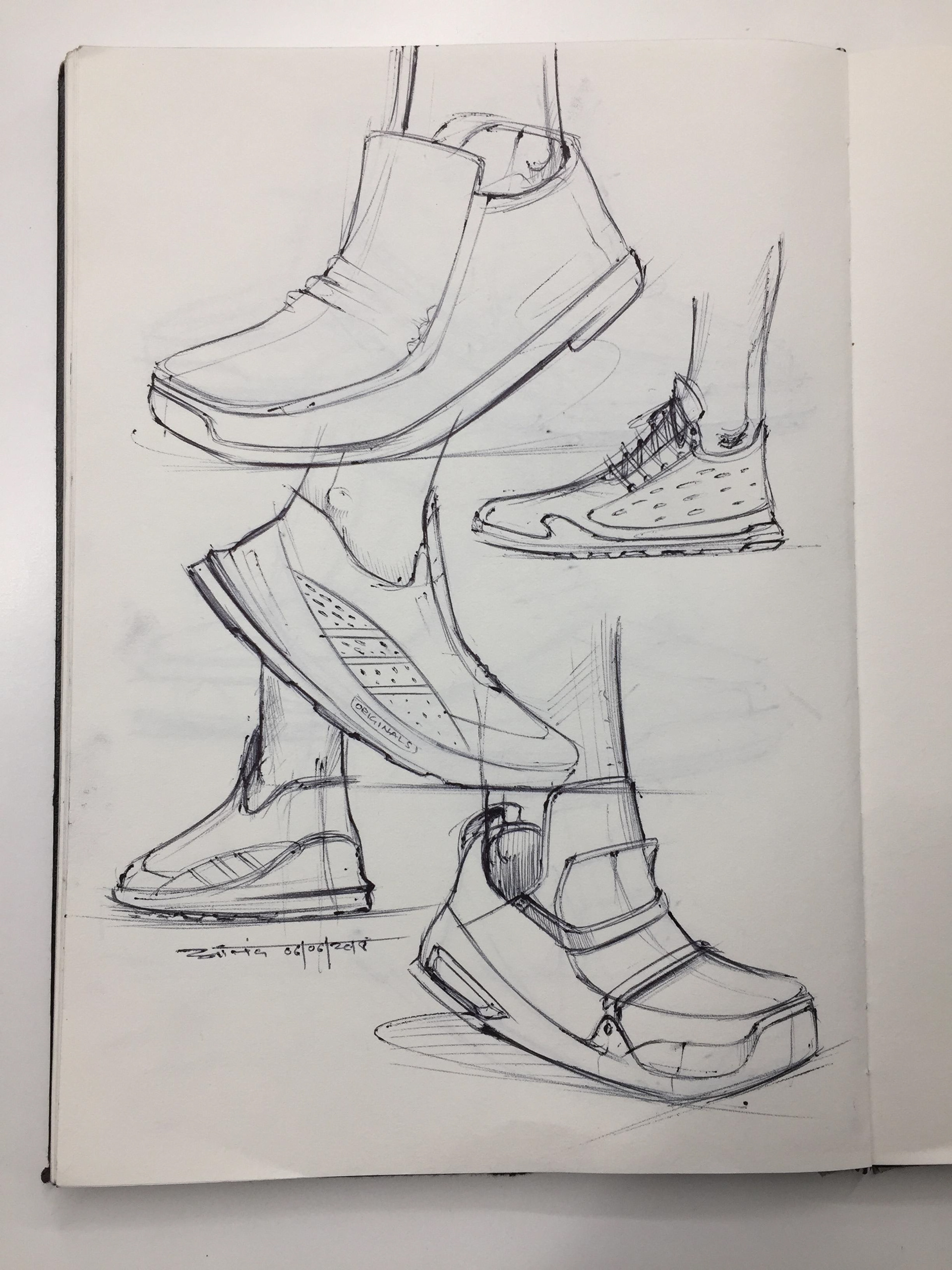 sneakers，sketch，fashion，