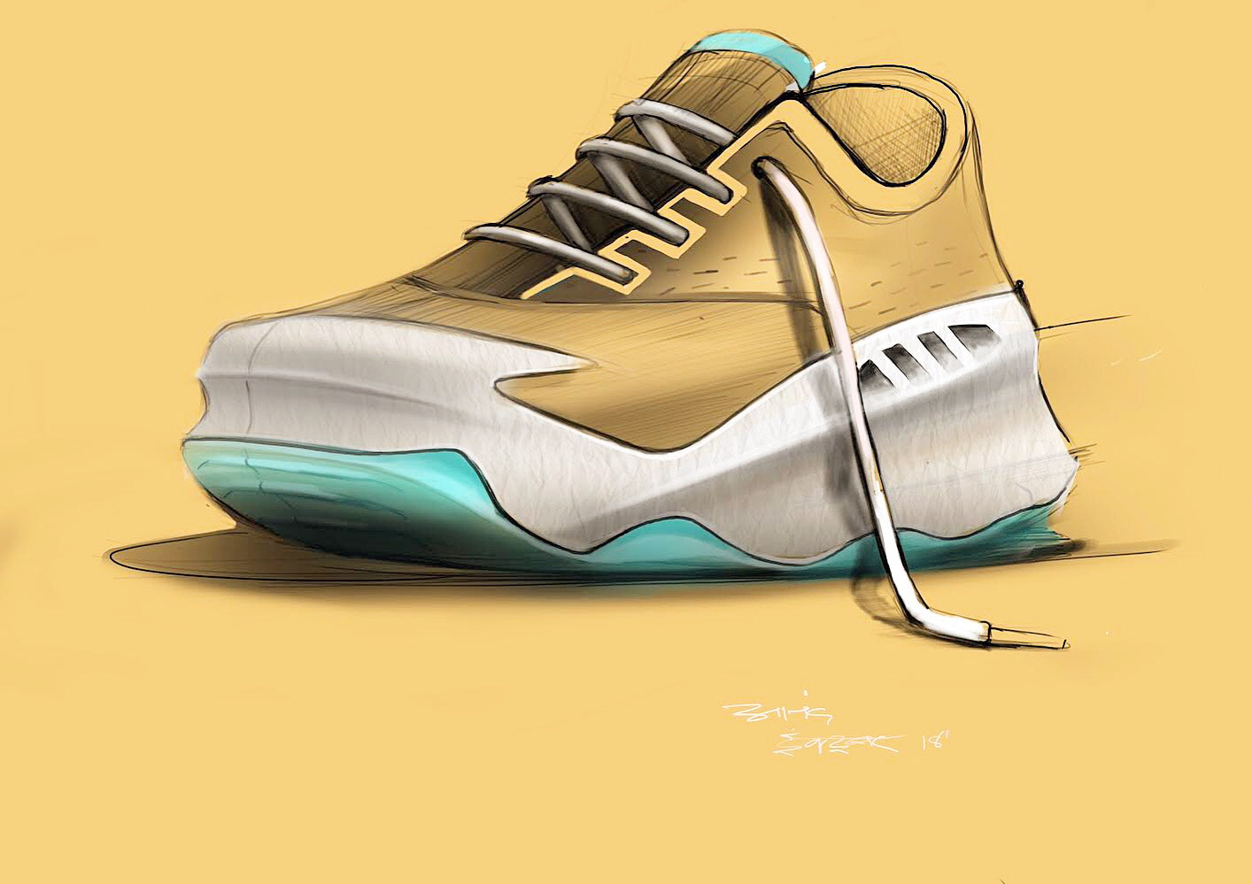 sneakers，sketch，fashion，