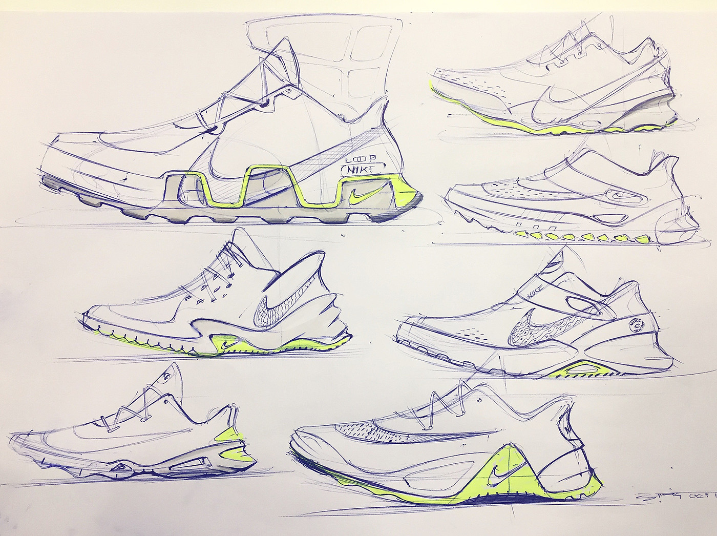 sneakers，sketch，fashion，