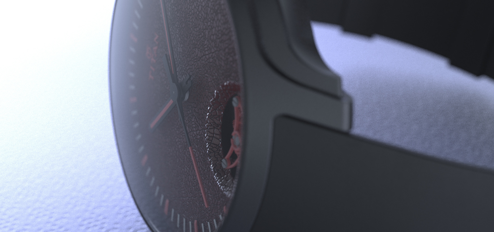 Titan，Wrist watch，black，