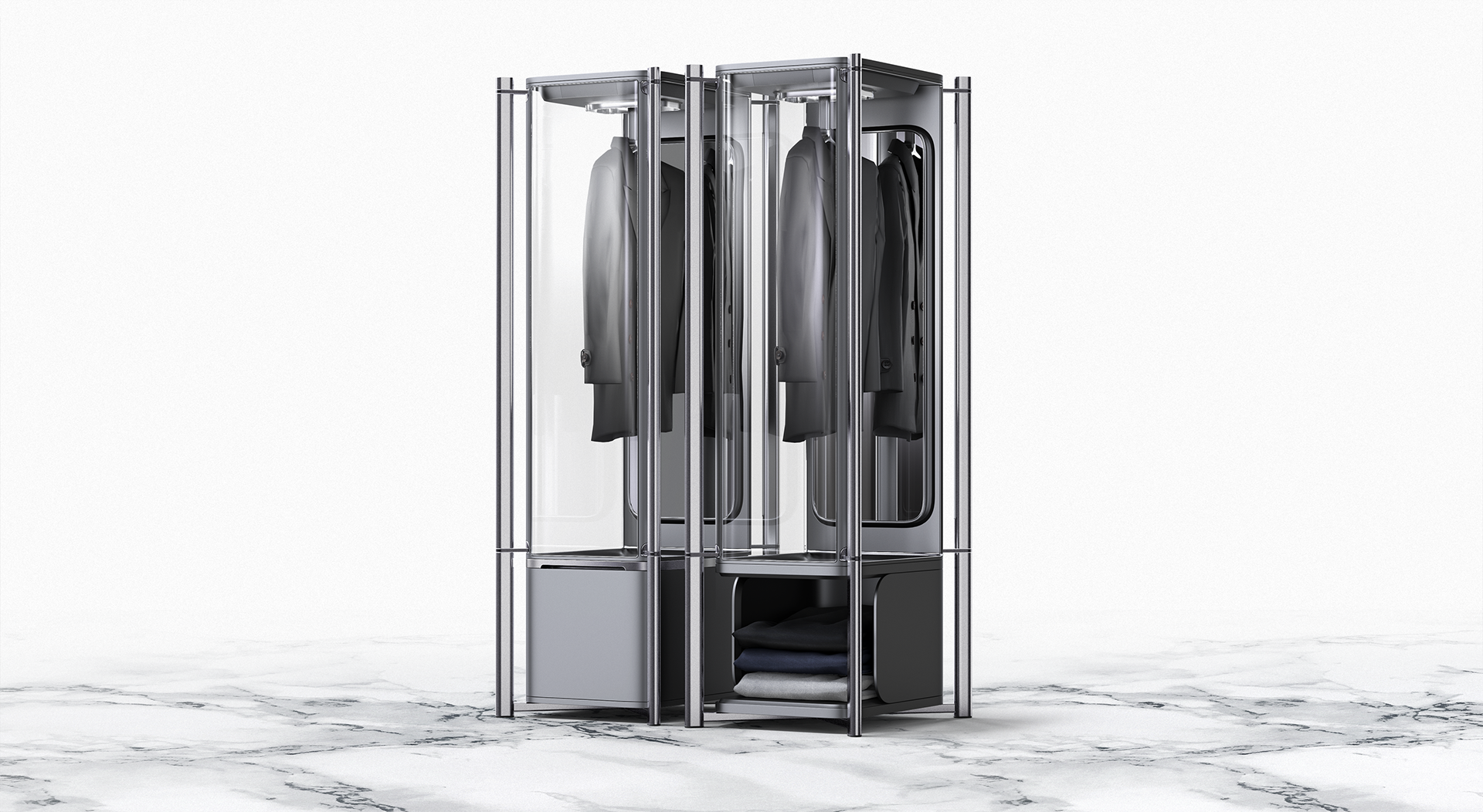 Clothes Freshener，Spot Light，silver，