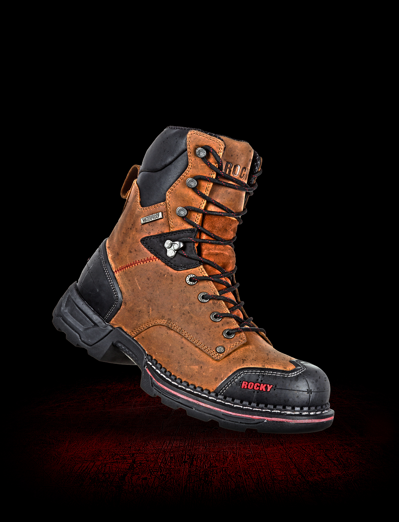 ROCKY，Mountaineering boots，brown，