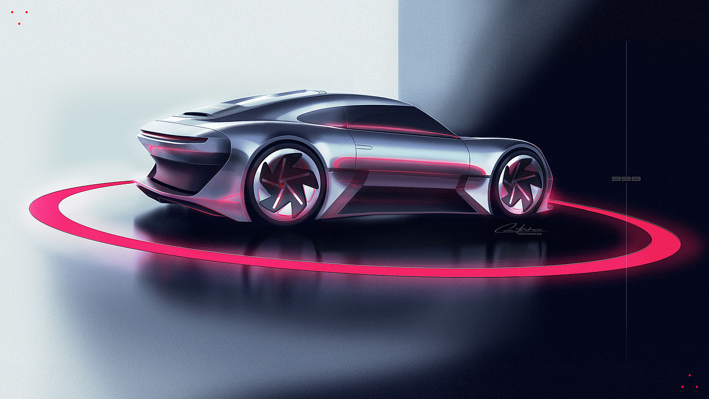 PORSCHE 999，Thiago Coutinho，manuscript，draft，Model，automobile，