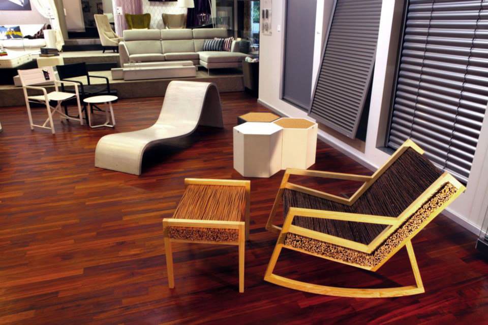 HALUZ，Rocking chair，line，branch，