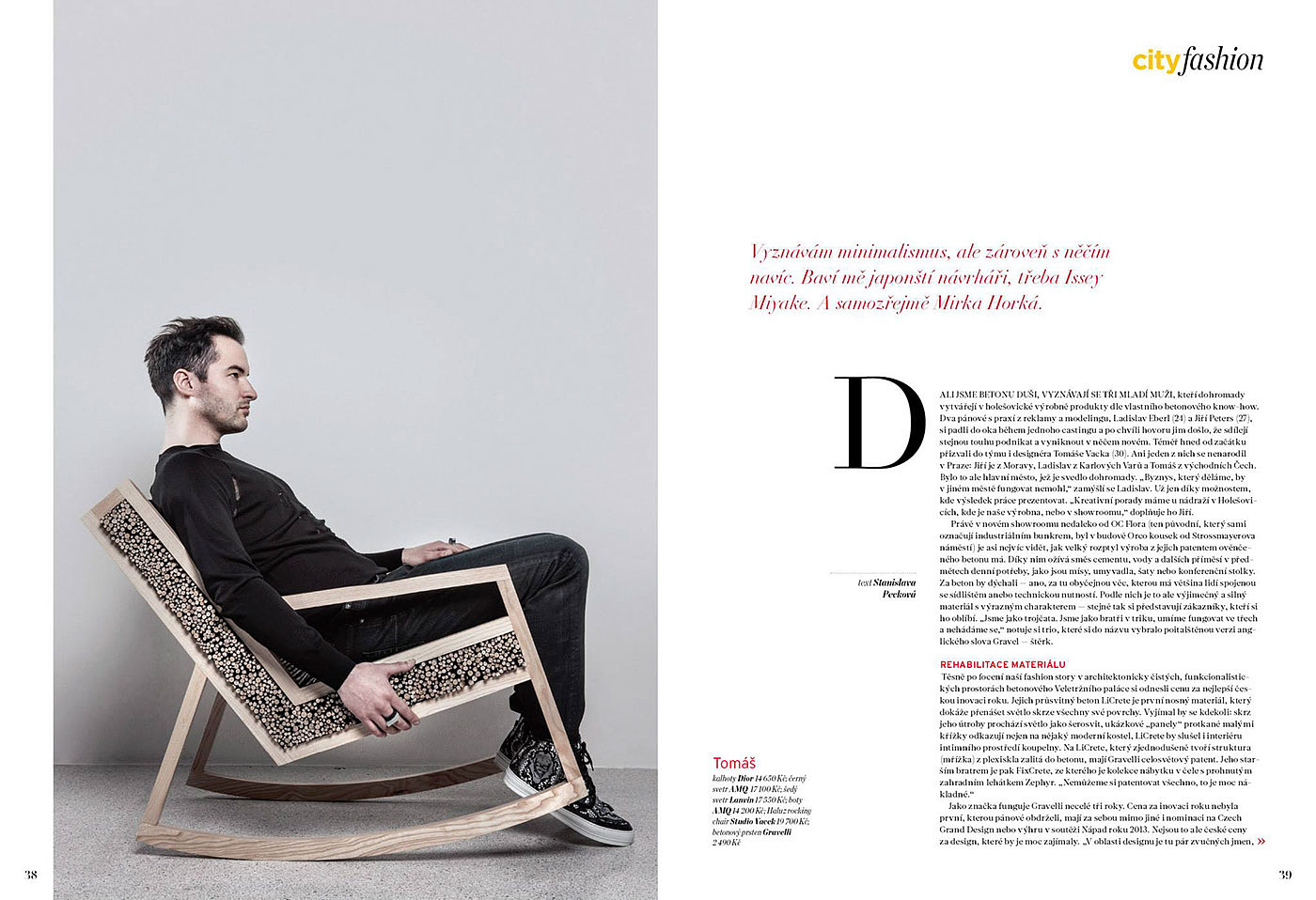 HALUZ，Rocking chair，line，branch，