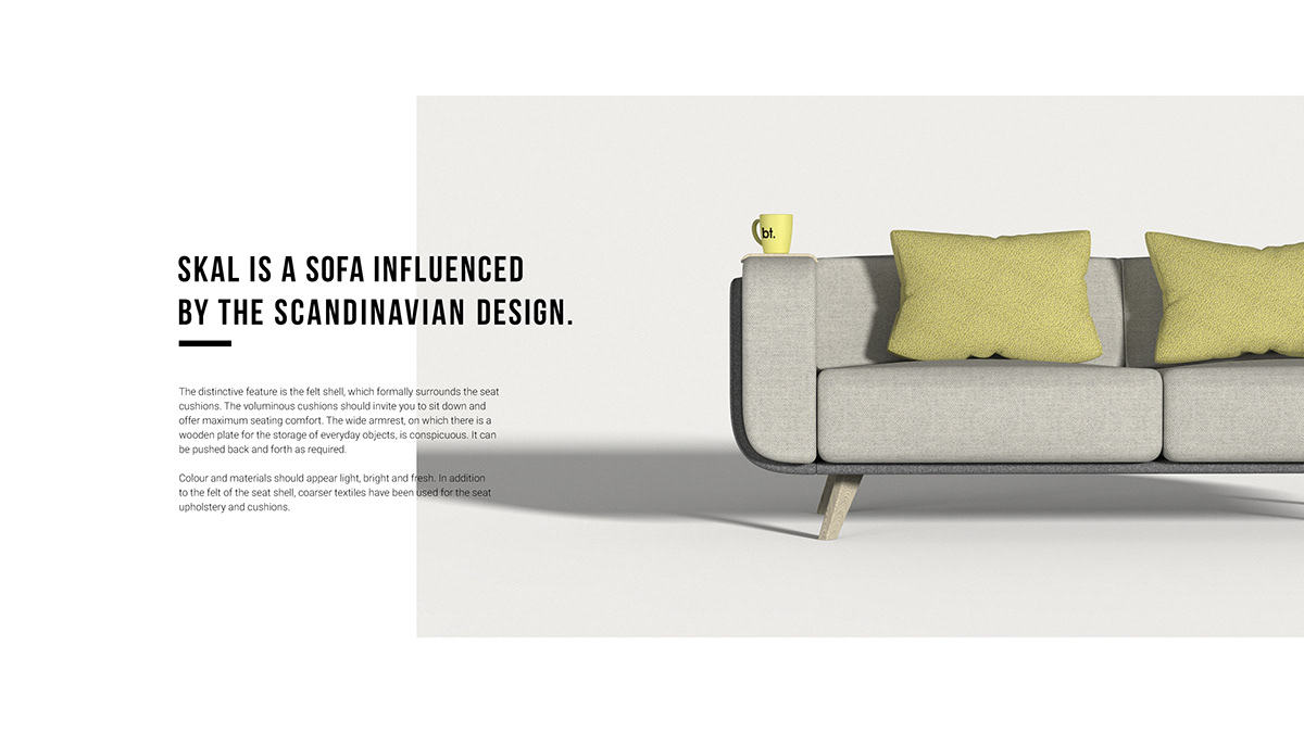 Nordic style，furniture，sofa，Should，