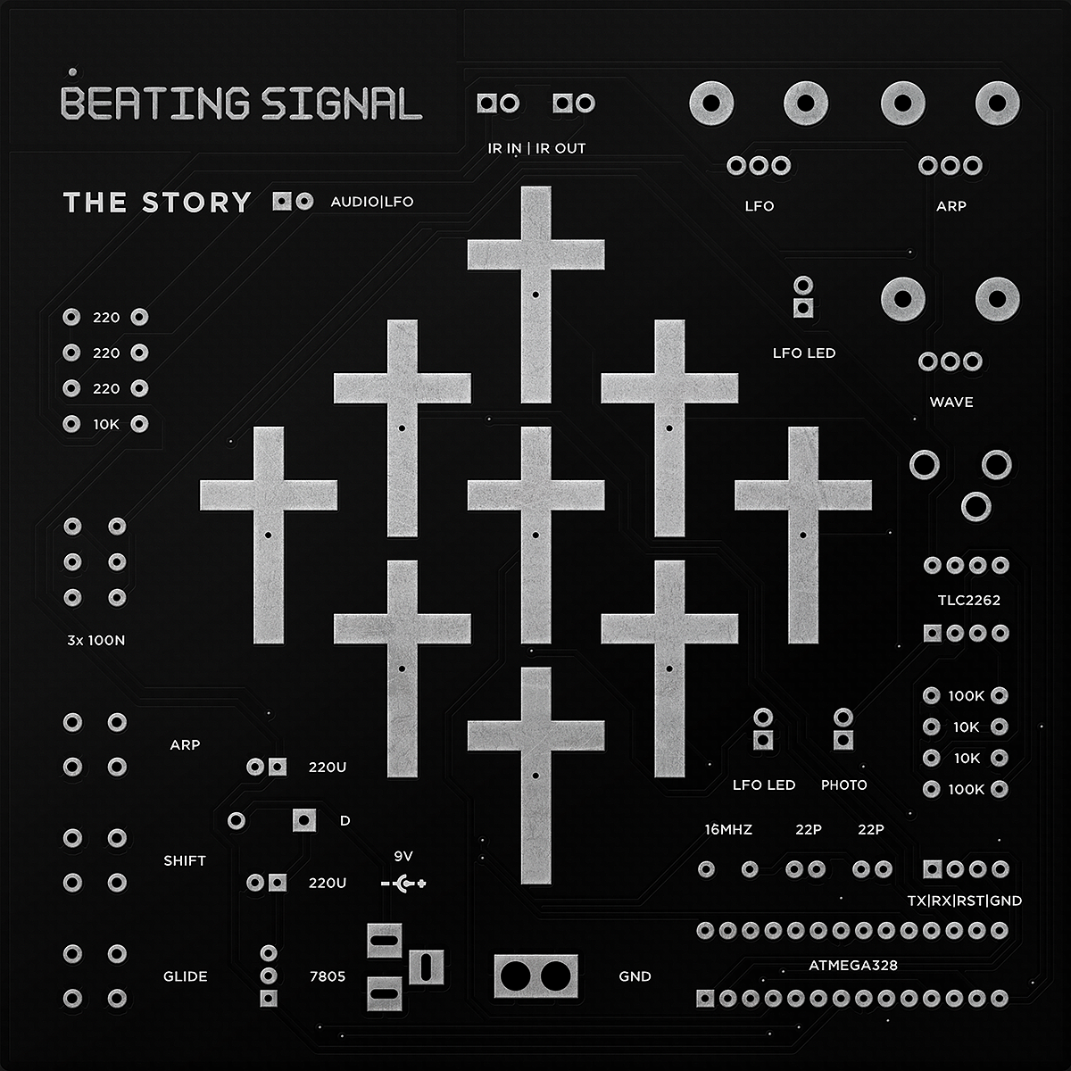 Mini synthesizer，Beating Signal，product design，industrial design，