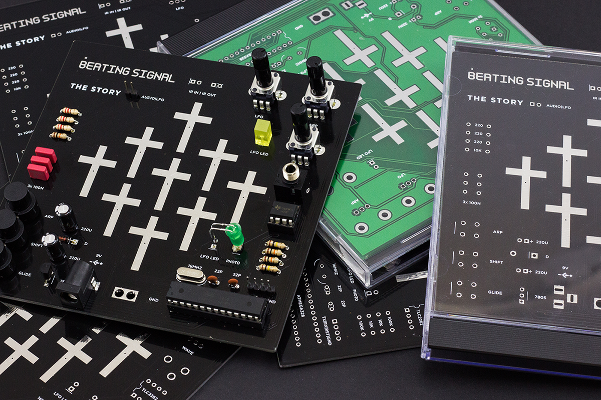 Mini synthesizer，Beating Signal，product design，industrial design，