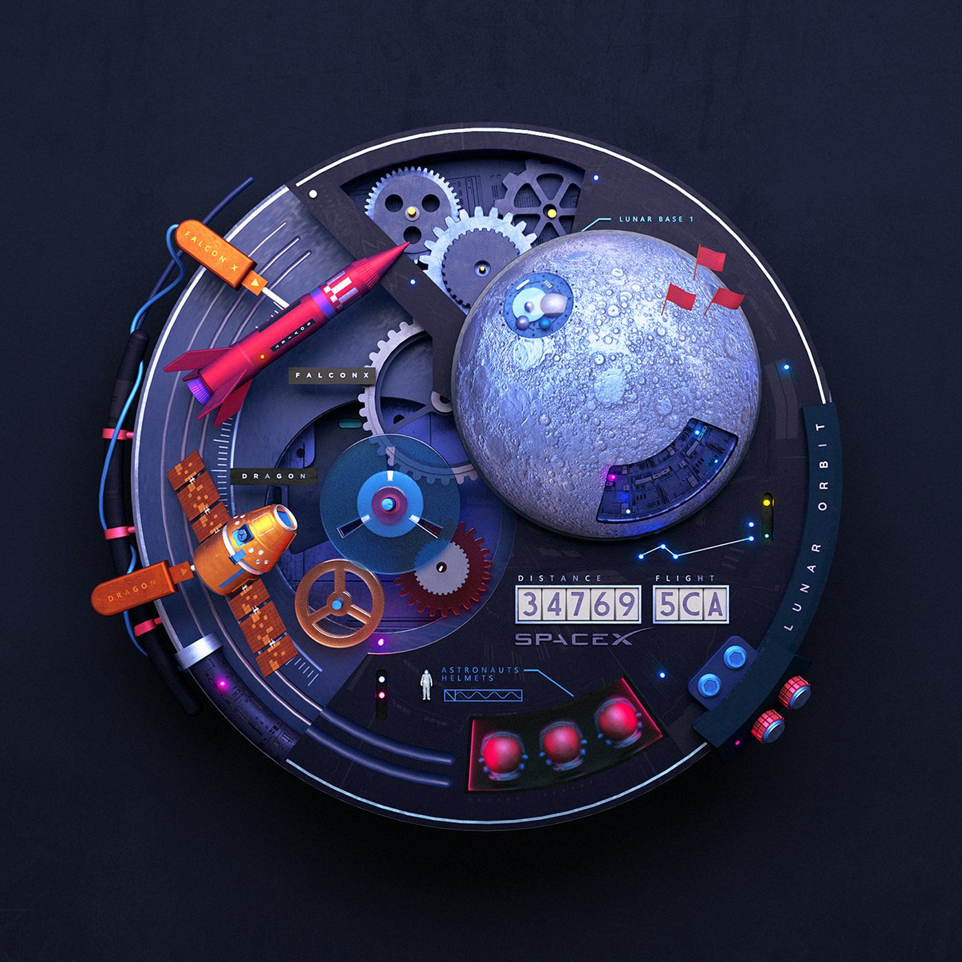 illustration，3d，Role design，Ryogo Toyoda，