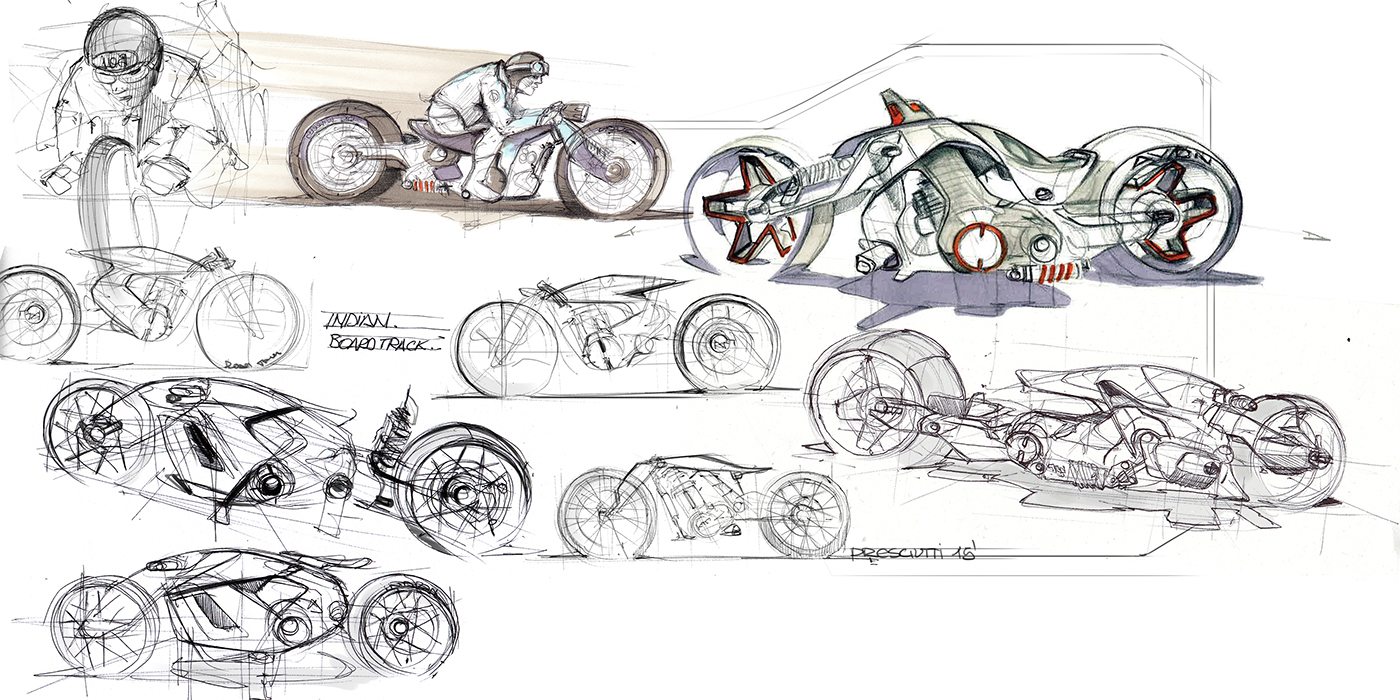 Hand drawn，draft，automobile，traffic，Yung Presciutti，skizzz book，