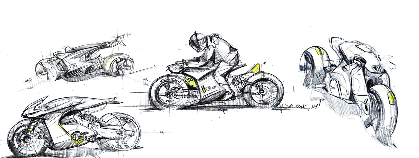 Hand drawn，draft，automobile，traffic，Yung Presciutti，skizzz book，