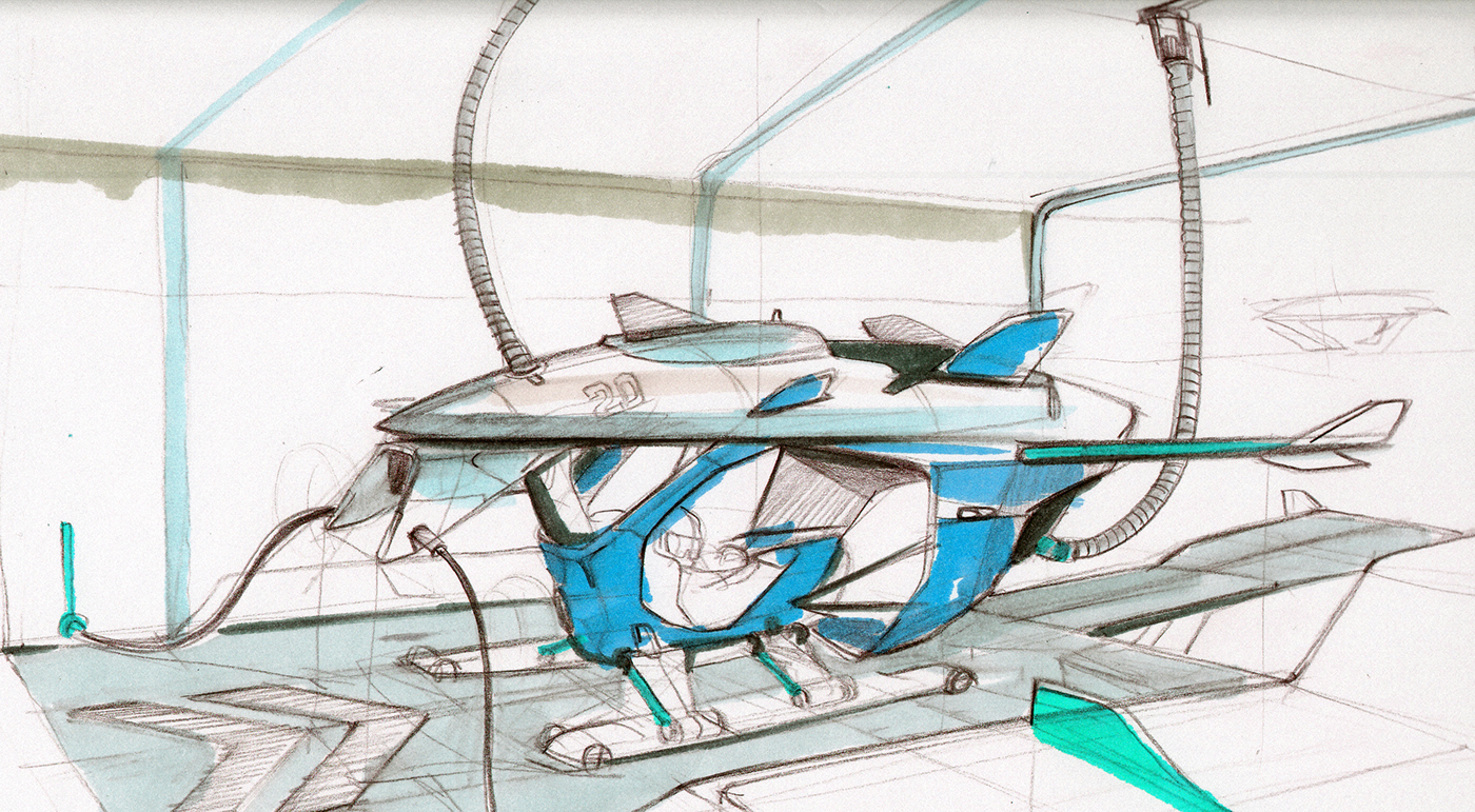 Hand drawn，draft，automobile，traffic，Yung Presciutti，skizzz book，