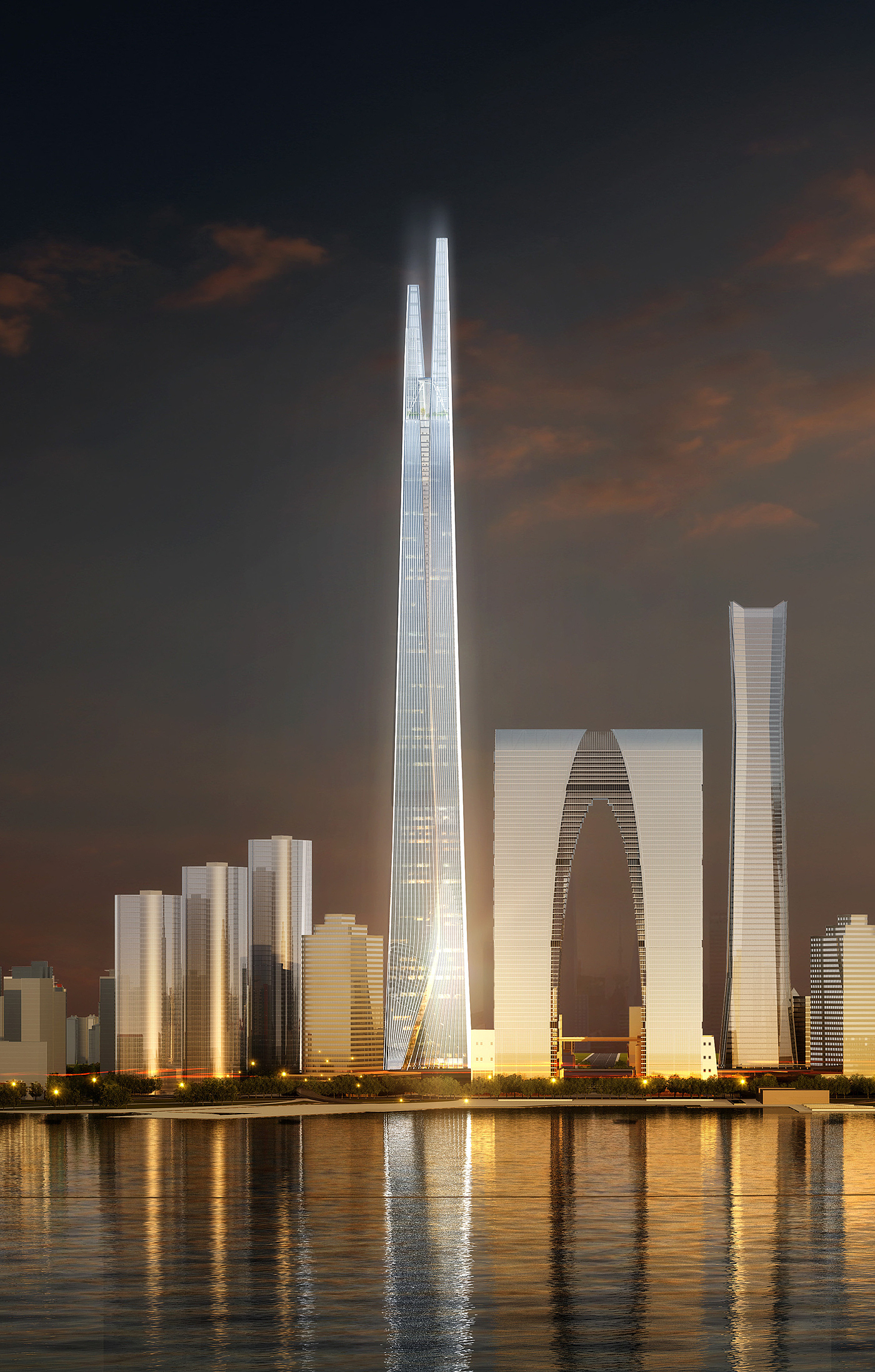 Suzhou，Zhonghan Center，Architecture，highest，