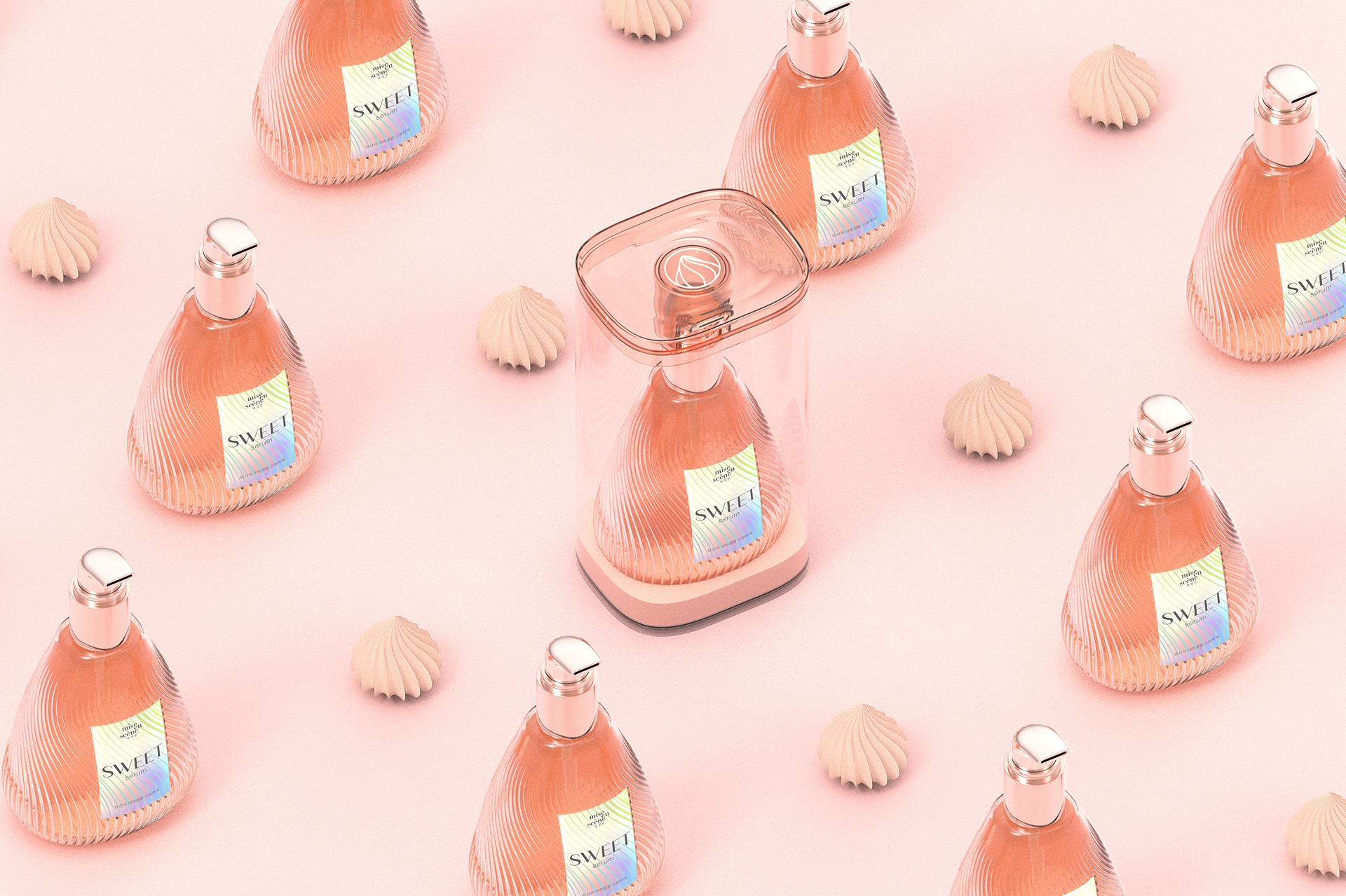 SWEET，Shampoo，packing，