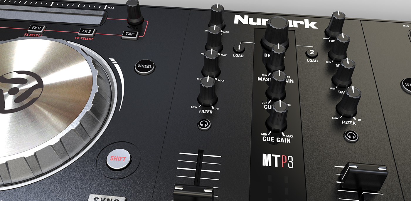 product design，Music equipment，Turntables.，DJ controller，