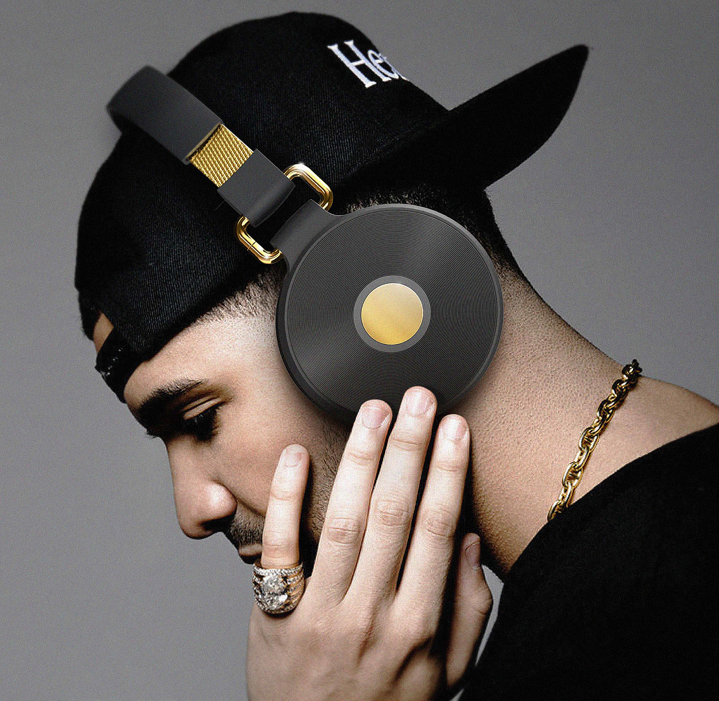 Outlaw，headset，black，