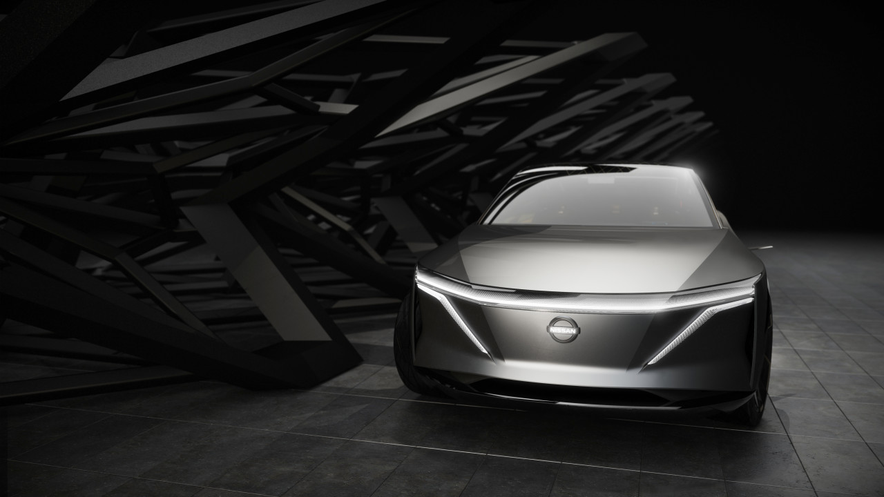 Automobile design，Im concept electric vehicle，Nissan，