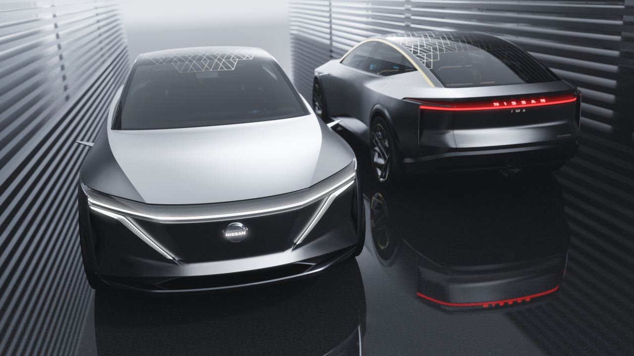 Automobile design，Im concept electric vehicle，Nissan，
