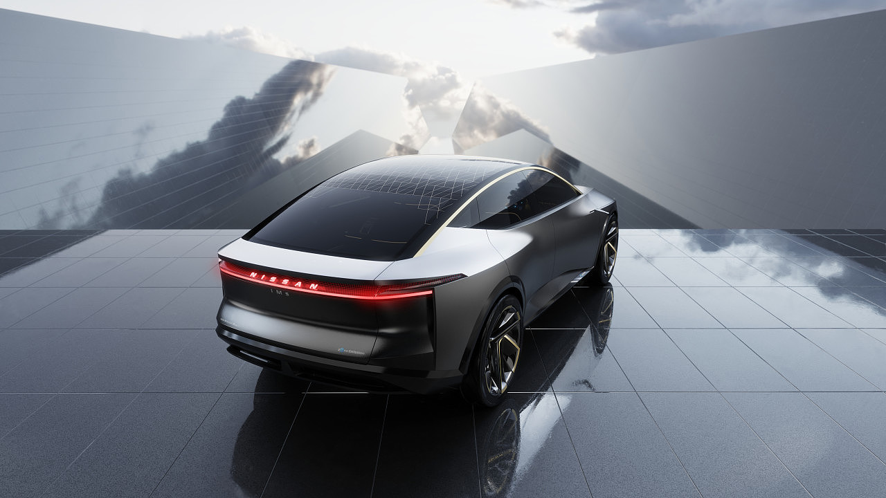 Automobile design，Im concept electric vehicle，Nissan，