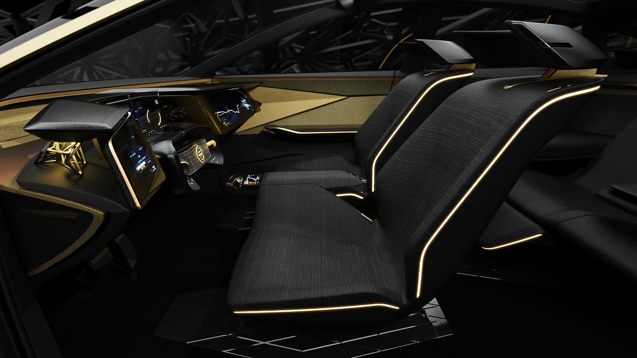 Automobile design，Im concept electric vehicle，Nissan，