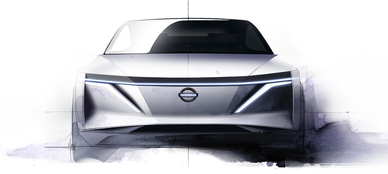 Automobile design，Im concept electric vehicle，Nissan，