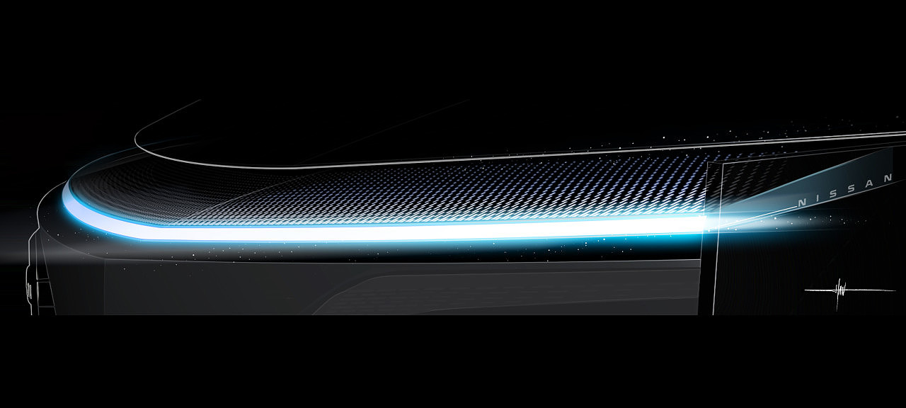 Automobile design，Im concept electric vehicle，Nissan，