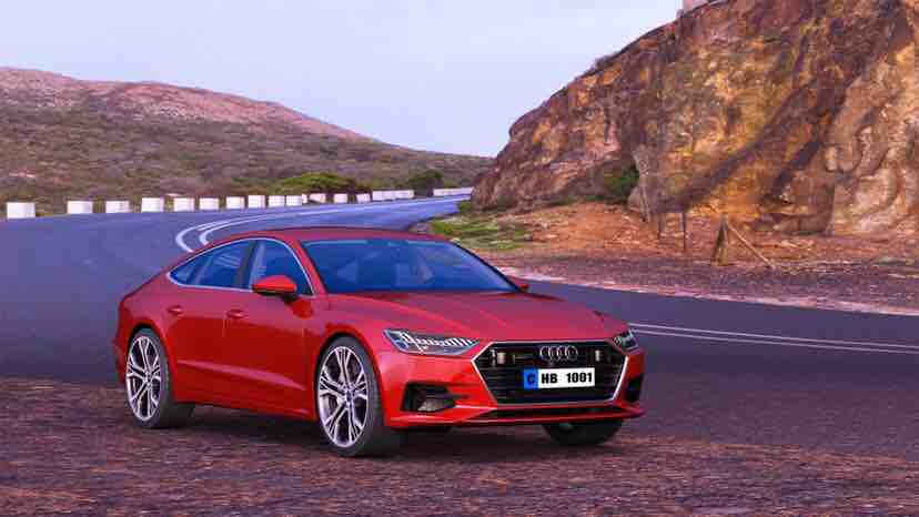 Audi appearance rendering，