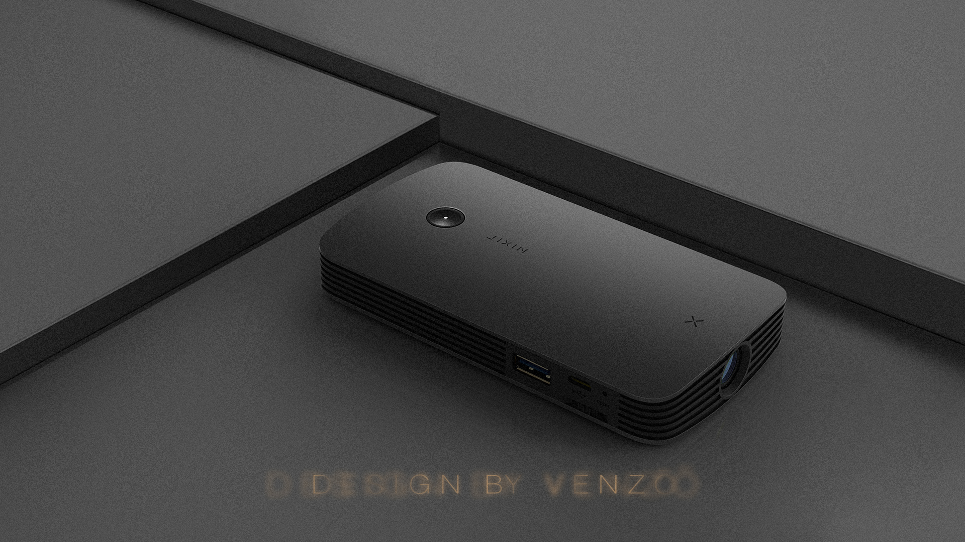 VENZO，Projector，Projector，industrial design，Product photography，