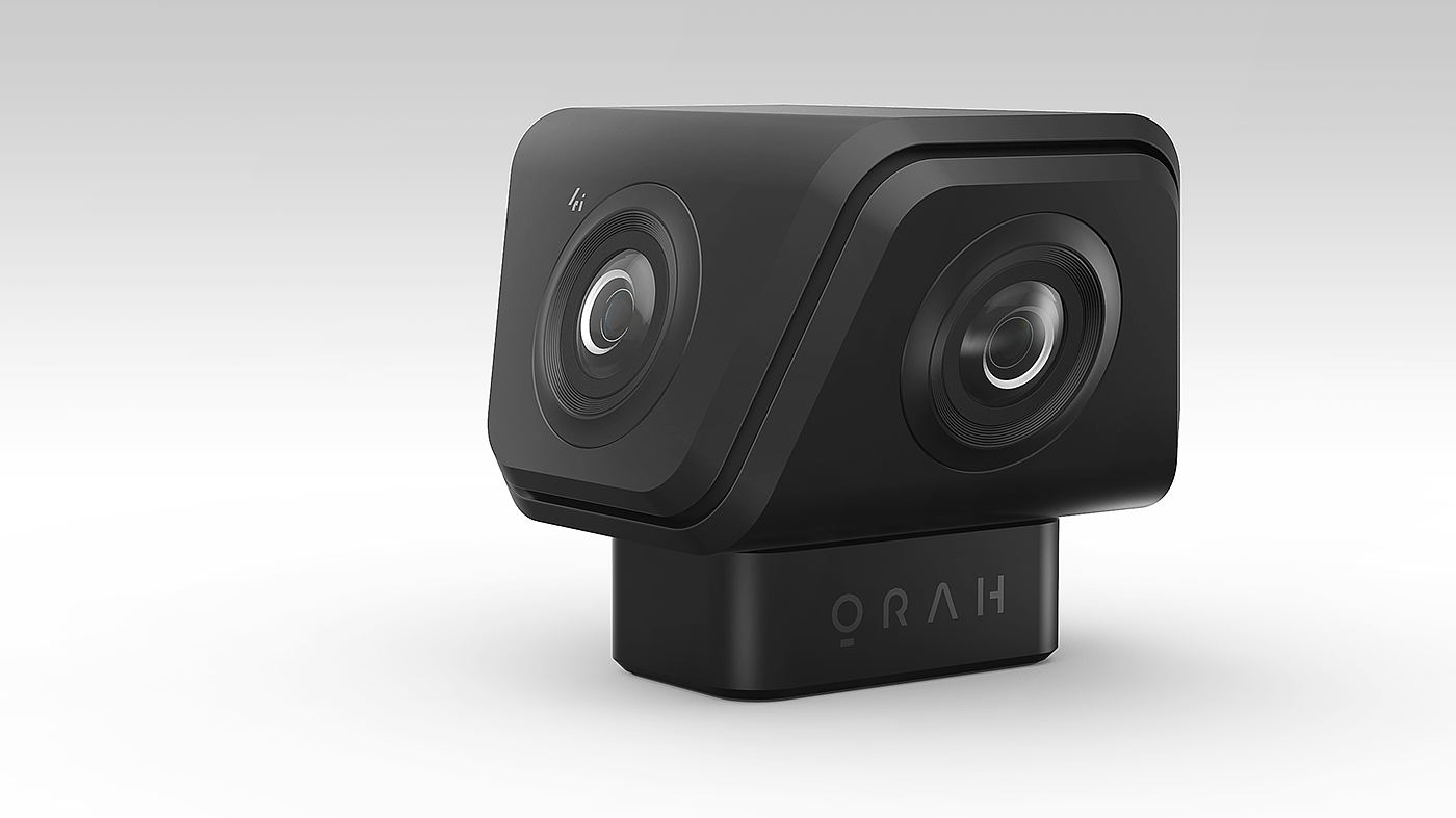 orah，360相机，照相机，黑色，
