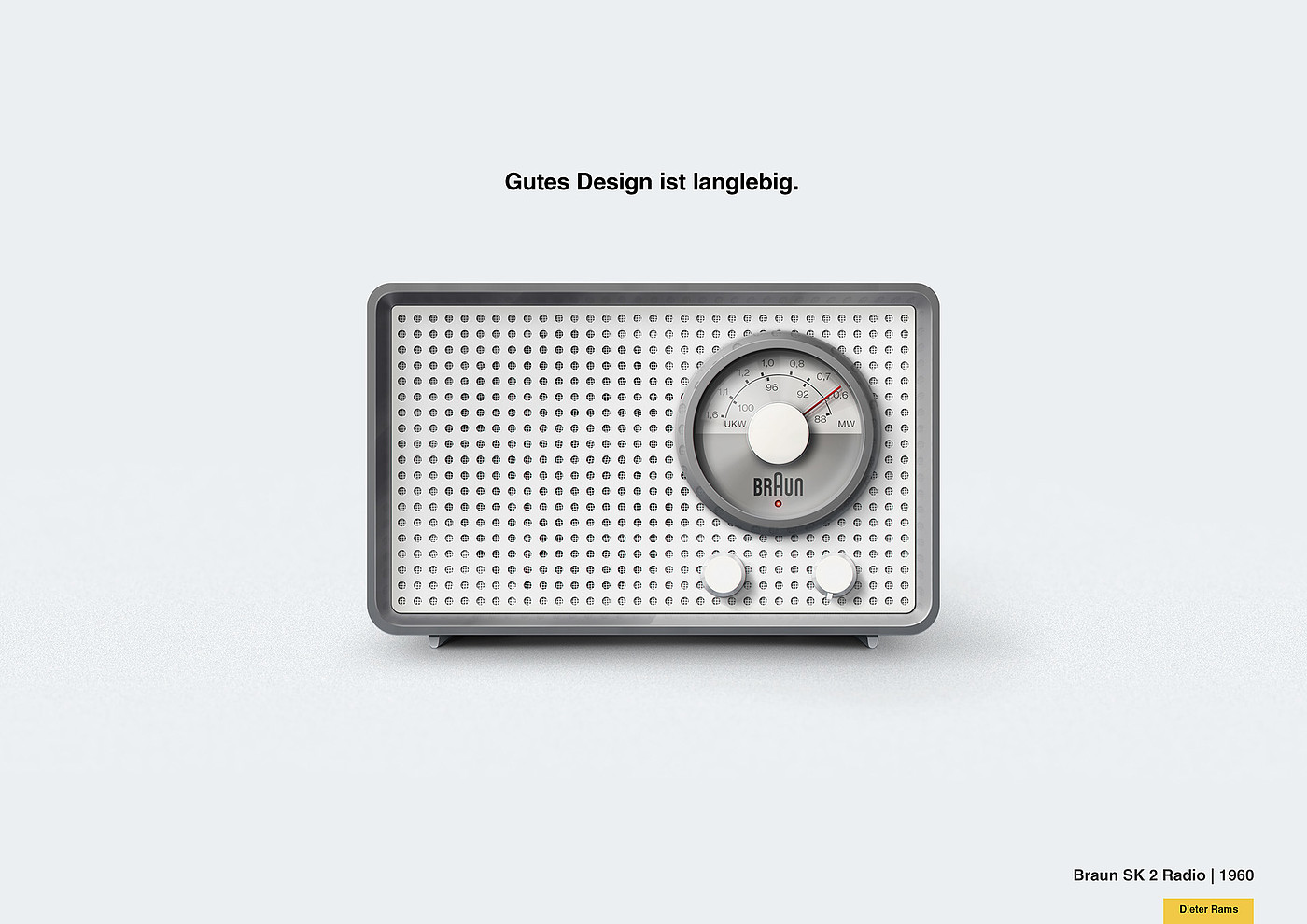 Dieter Rams，braun，computer，radio，