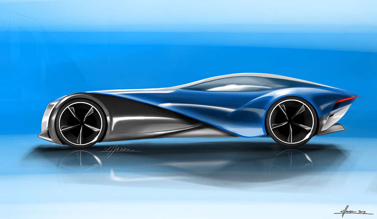 Automatic design，Visual design，Hand drawn rendering，Beautiful and fashionable，industrial product，