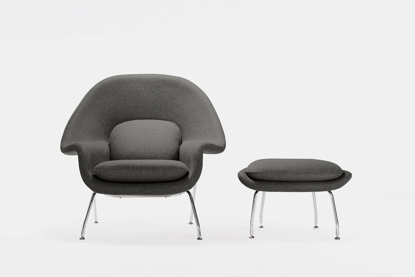 Womb Chair，coat，one thousand nine hundred and forty-eight，Knoll，chair，