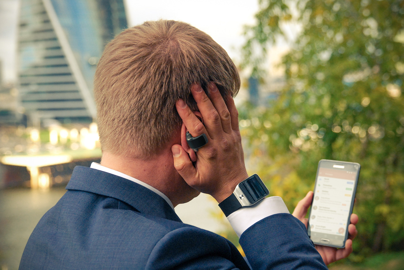 Creative design，Ring，headset，