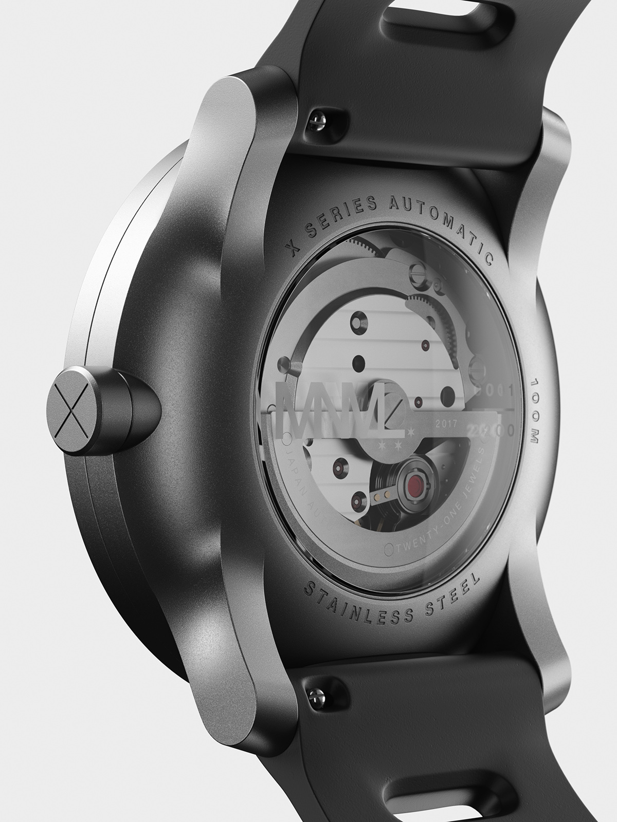 MNML X，Wrist watch，Wristwatch，industrial design，